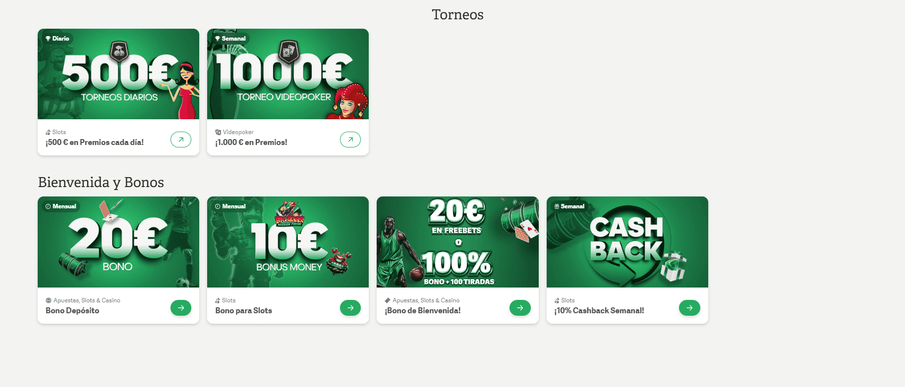 Captura de pantalla mostrando la interfaz y ofertas de bono en Paf casino