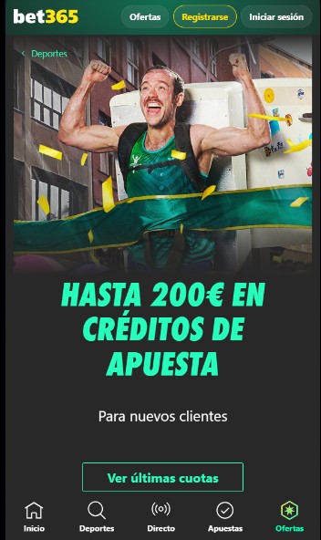 Bet365 España Apuestas Bono de bienvenida