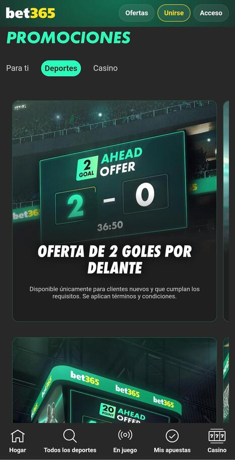 Bet365 España Apuestas Ofertas actuales