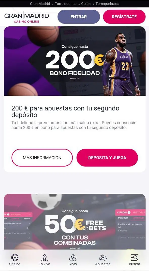 Promociones del Gran Casino Madrid