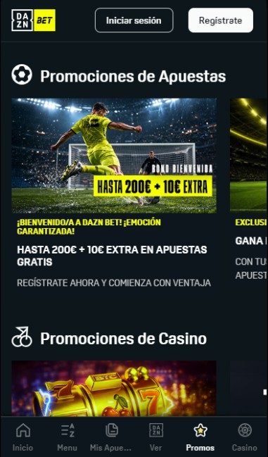 DAZNbet Promociones Apuestas Deportivas España