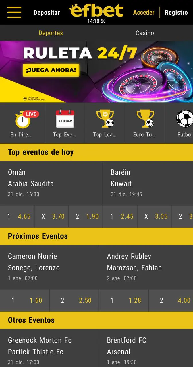 Efbet mobile
