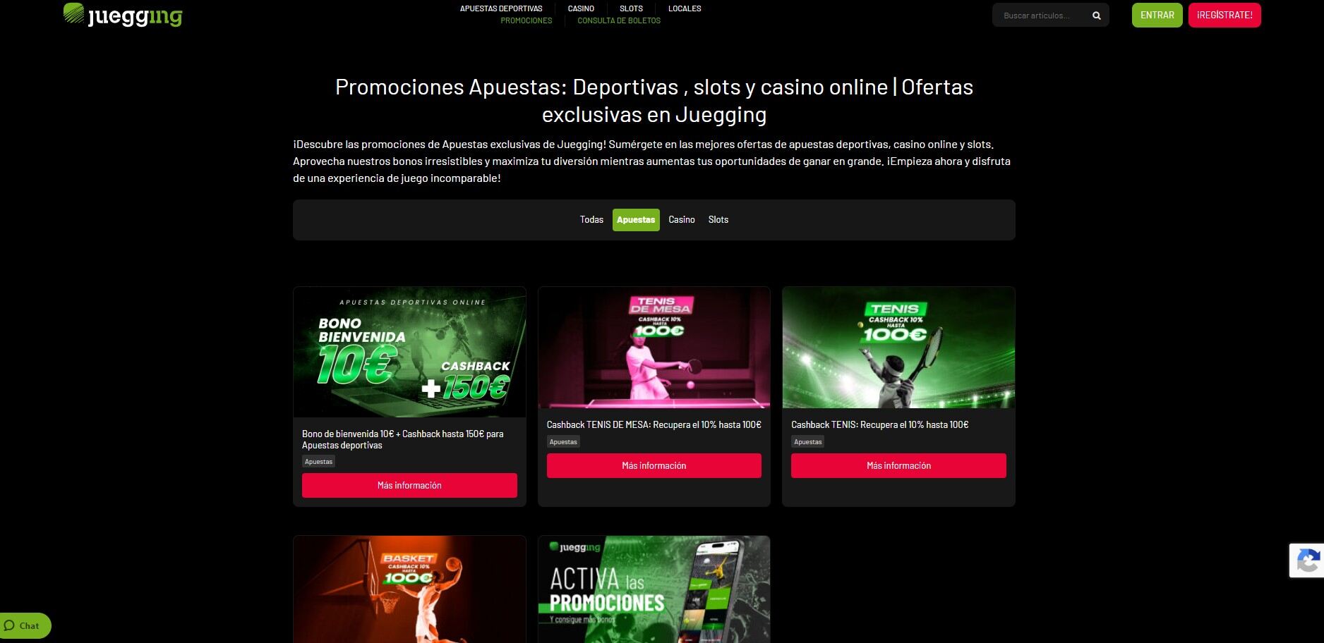 Juegging España Promociones actualizadas pc