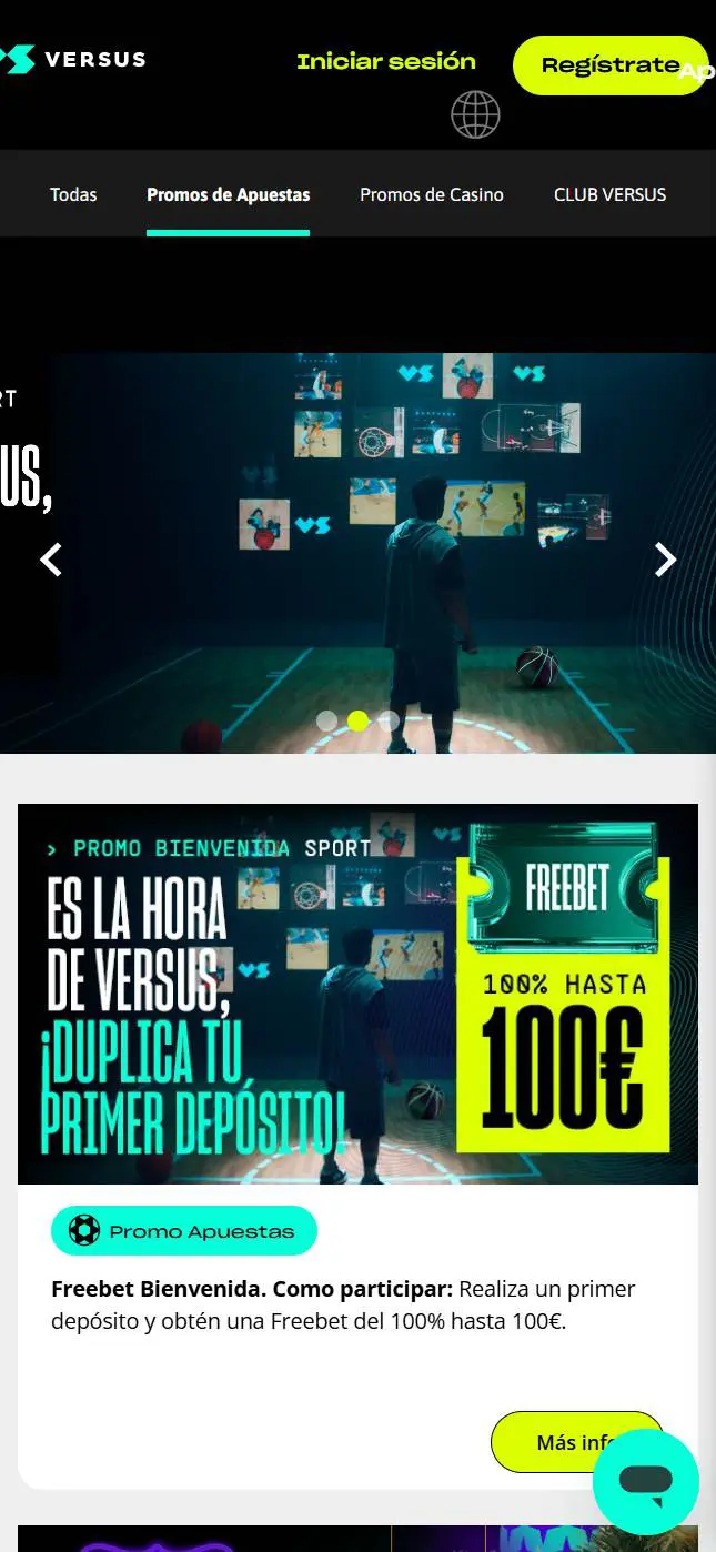 Bonos Disponibles en Apuestas versus