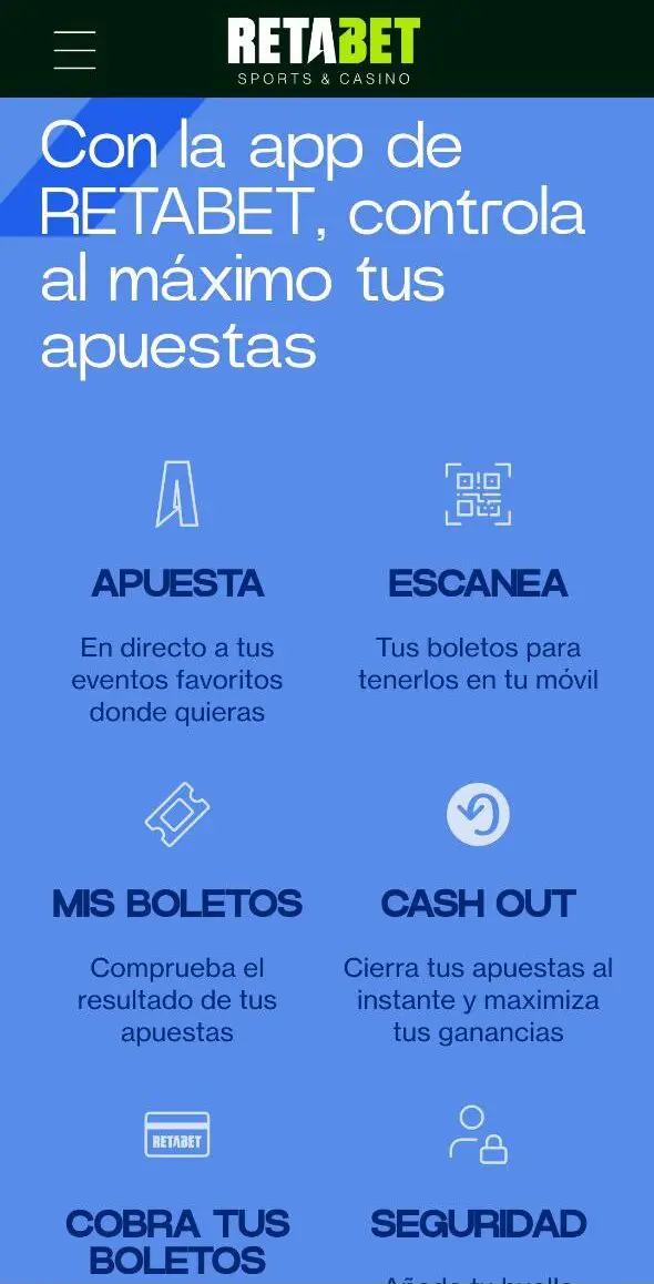 Retabet Aplicación