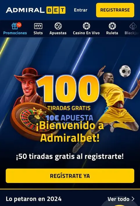 Información y licencias de Admiralbet