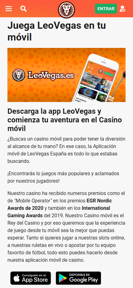 LeoVegas App
