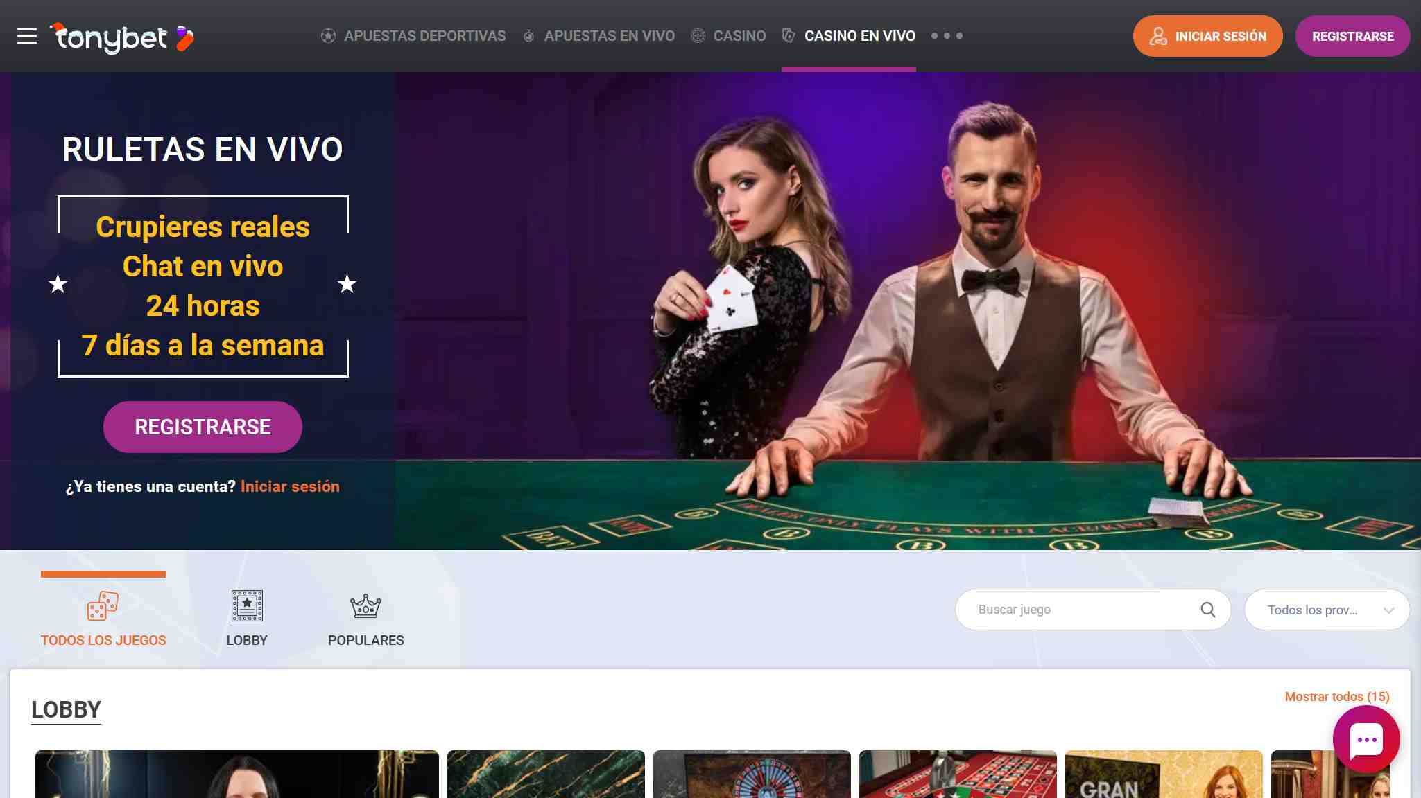 live tonybet