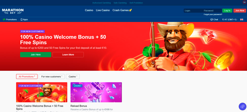 Bono de Marathonbet Casino