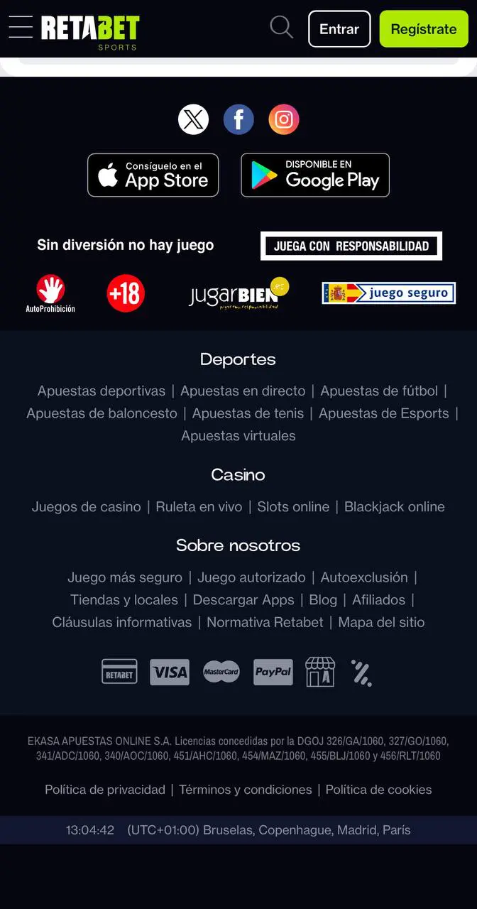 Métodos de Pago Disponibles en Retabet