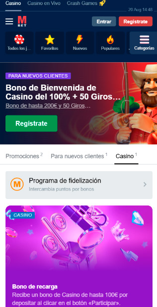 Bono de Marathonbet Casino Movil