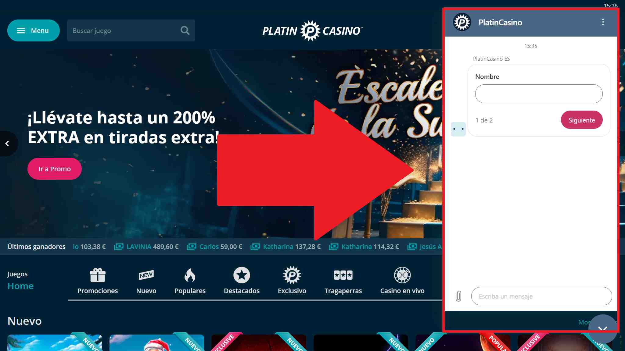 support platin
