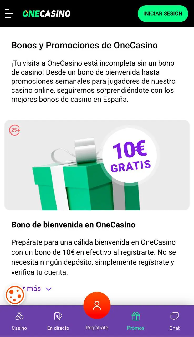 One Casino Mobile Promos