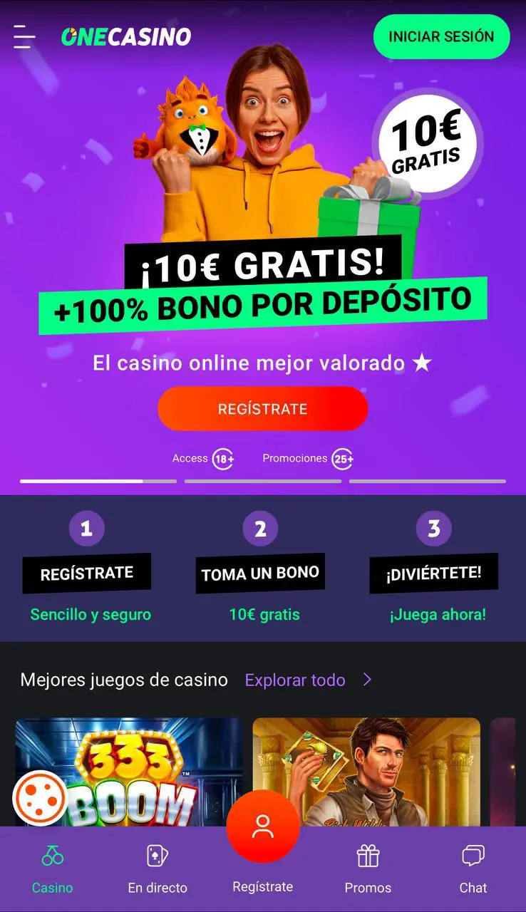 One Casino App Móvil