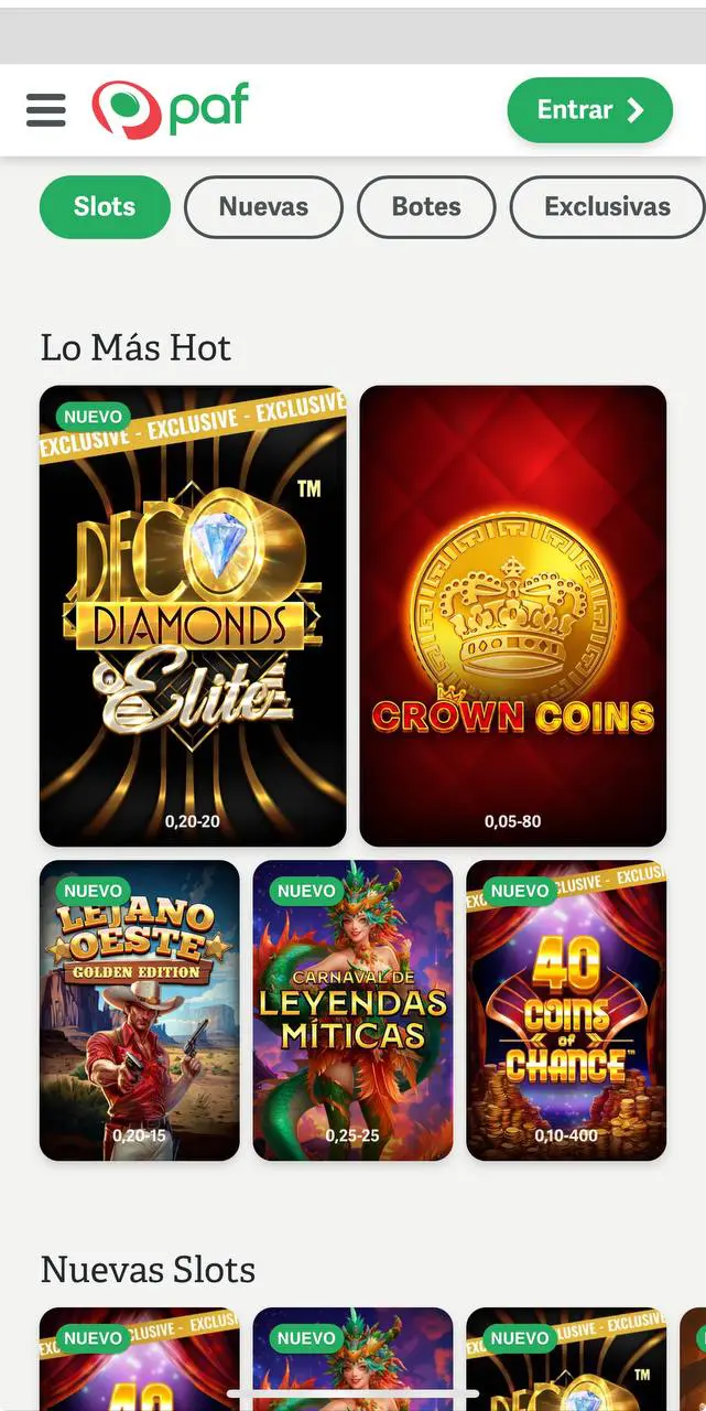 Casino paf