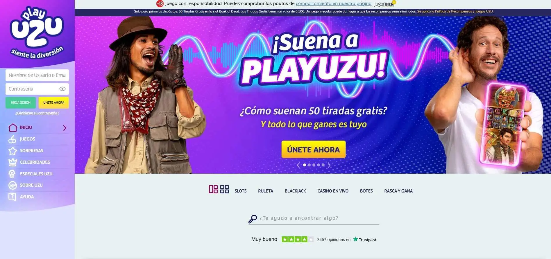 Playuzu Homepage