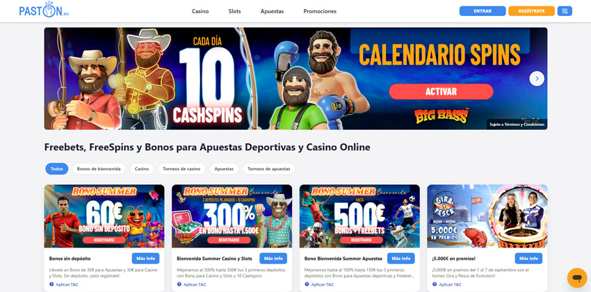 Promociones de Pastón