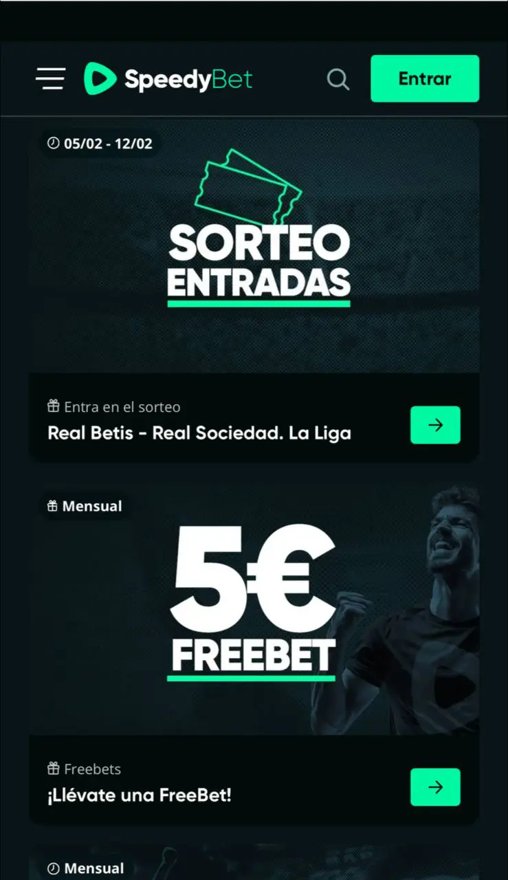 Promociones Speedybet