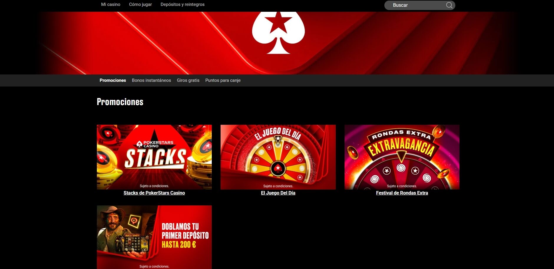 Promos casino pokerstars