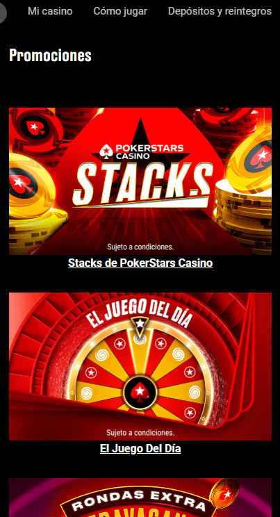 Promociones de PokerStars en dispositivos móviles