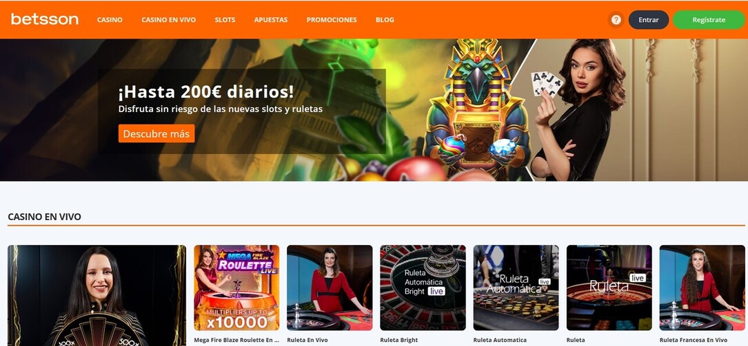 casino en vivo Betsson