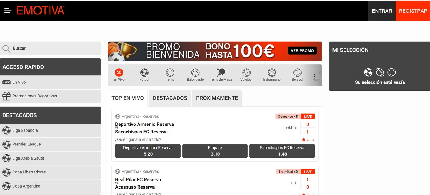 homepage emotiva