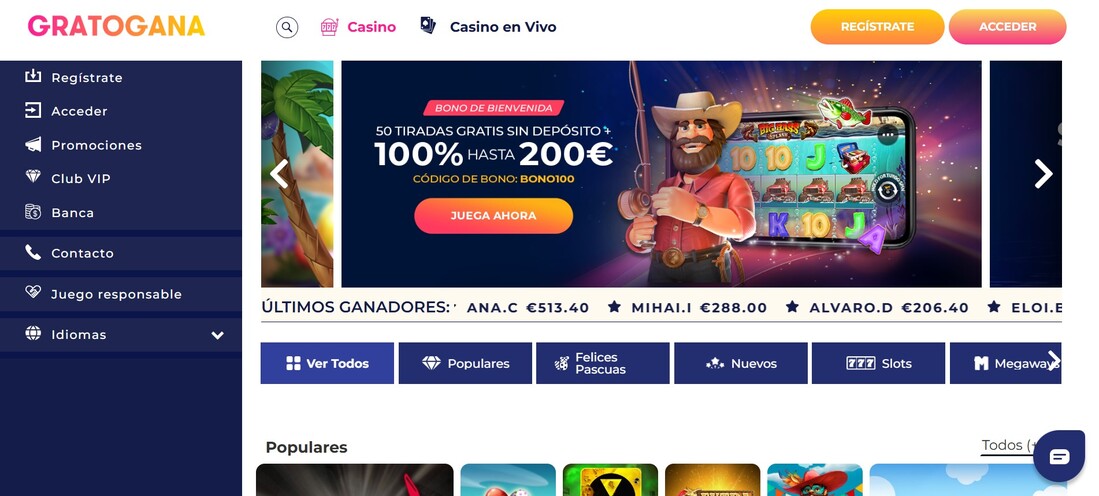 Homepage Gratogana