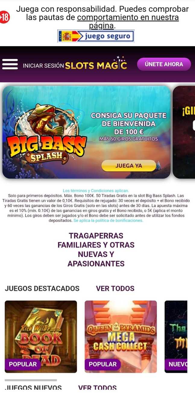 Homepage slotsmagic Movil