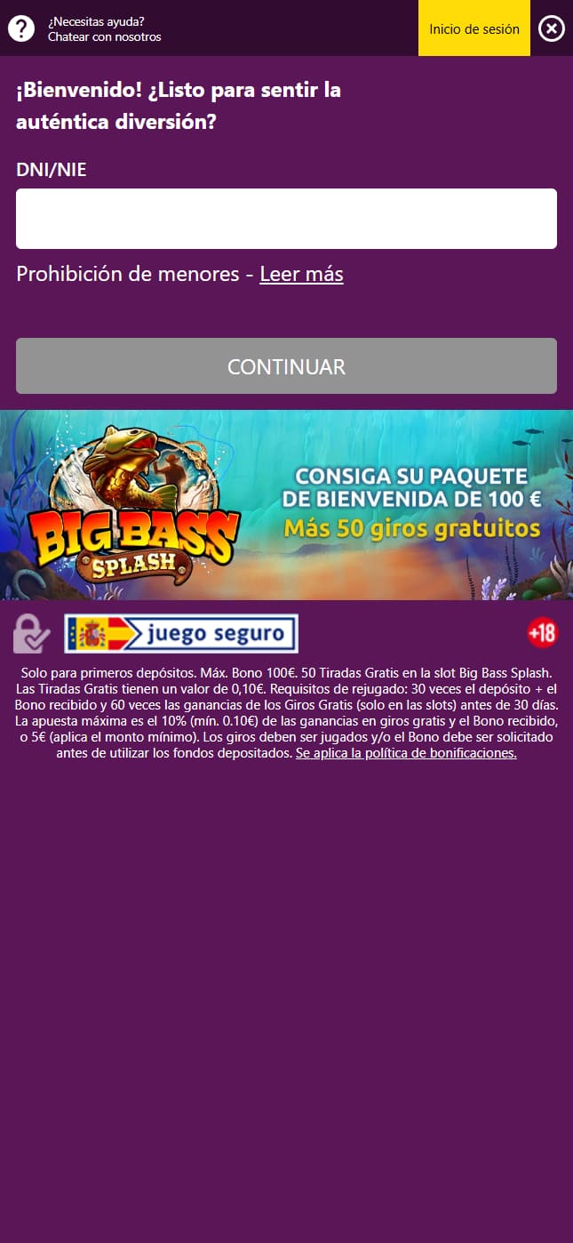 Proceso de registro en SlotsMagic desde el móvil