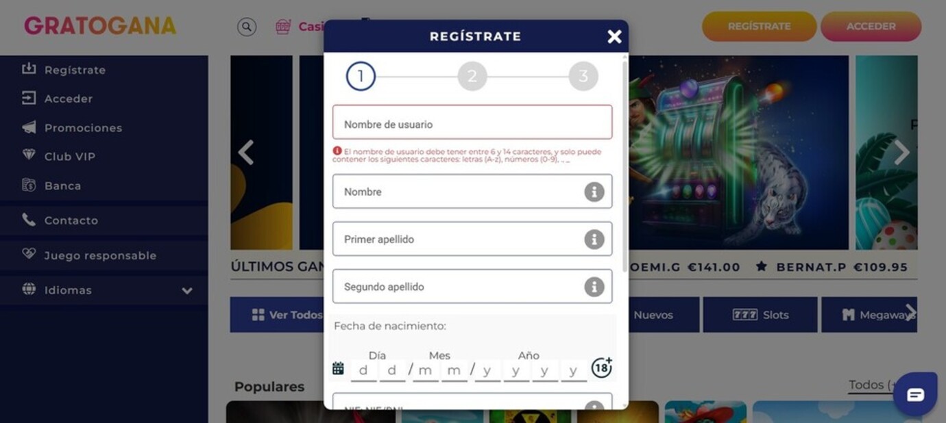 Registro Gratogana