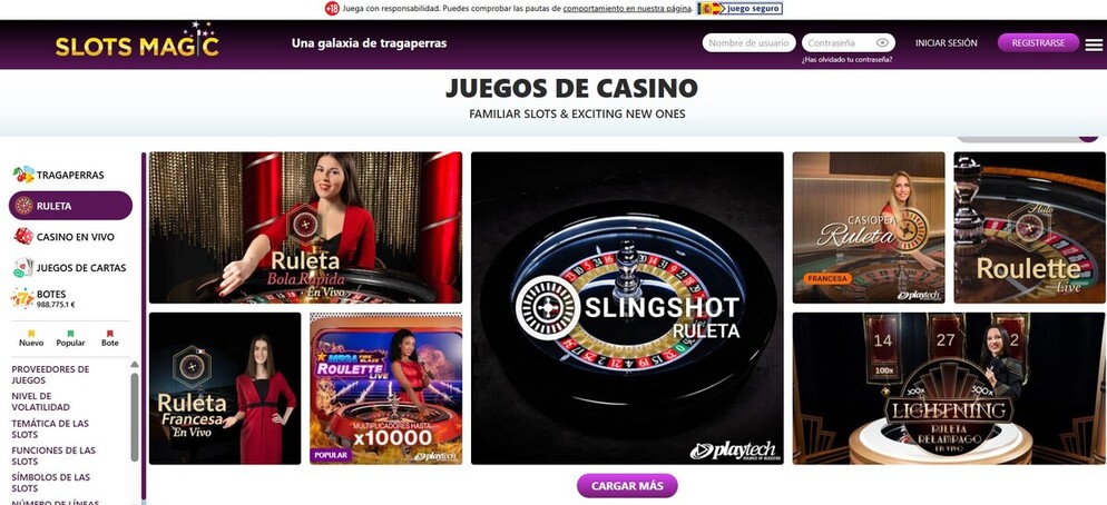 Ruleta Slotsmagic