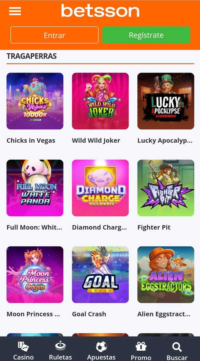 Slots Betsson Movil