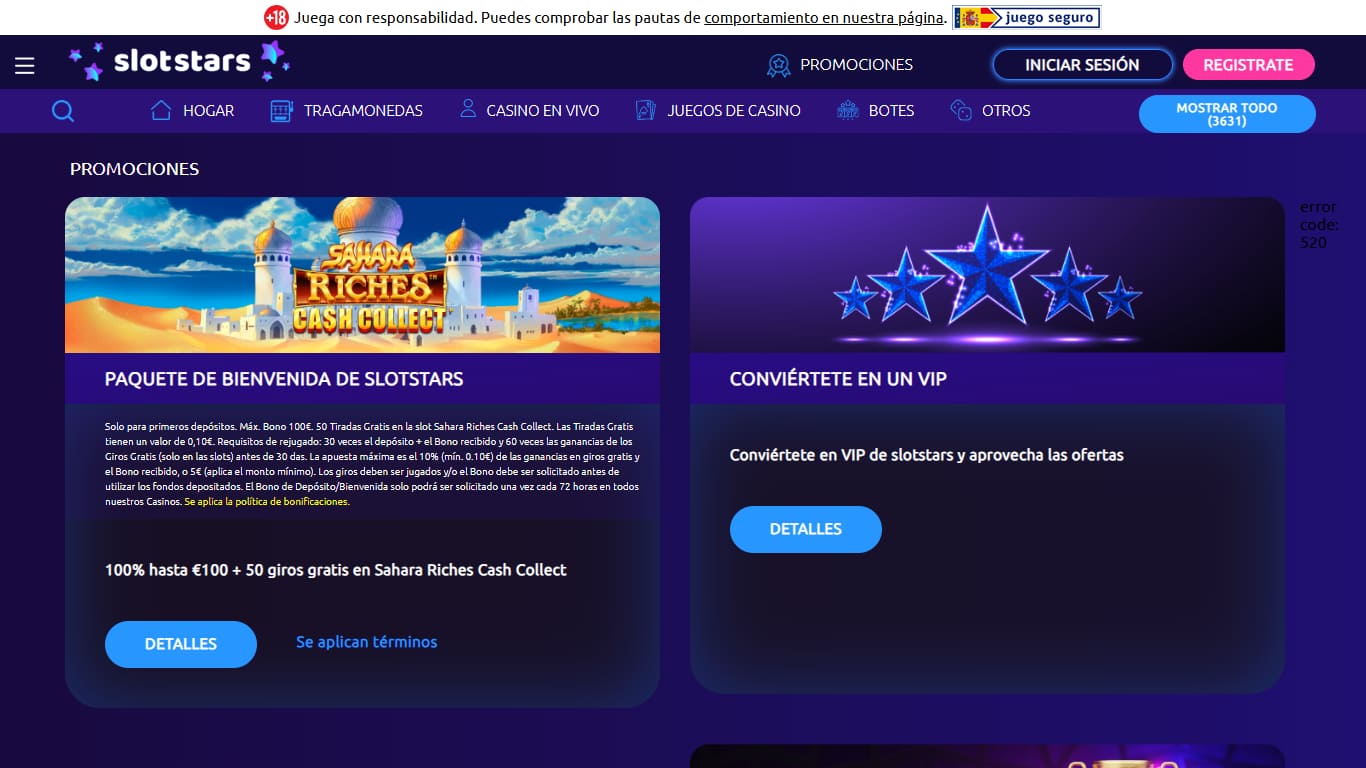 Promociones de SlotStars