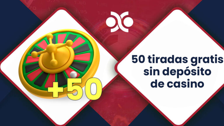 Consigue 50 giros gratis para casino