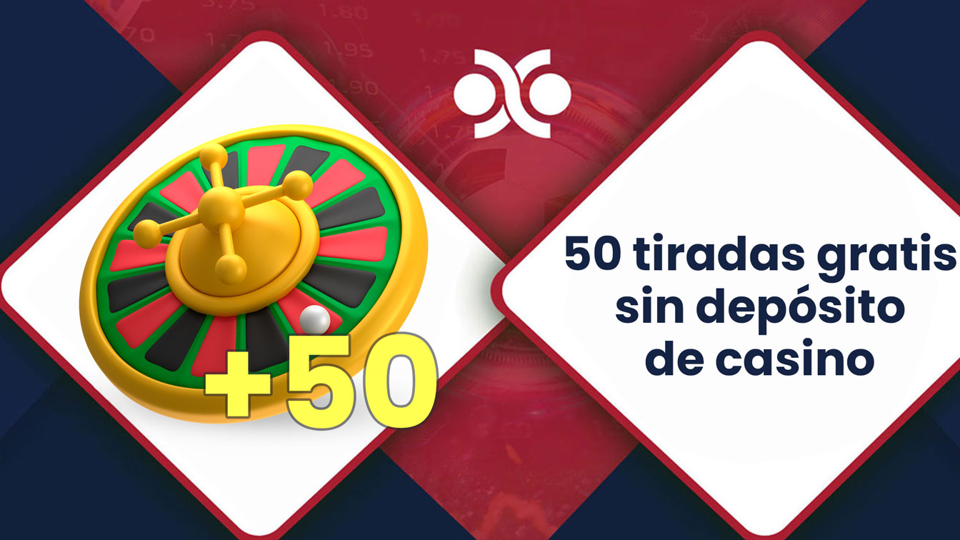 Consigue 50 giros gratis para casino