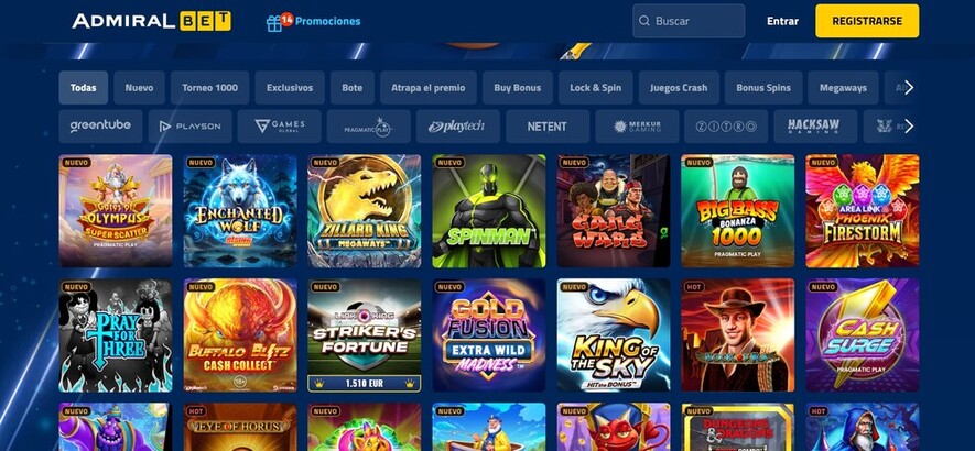AdmiralBet Slots