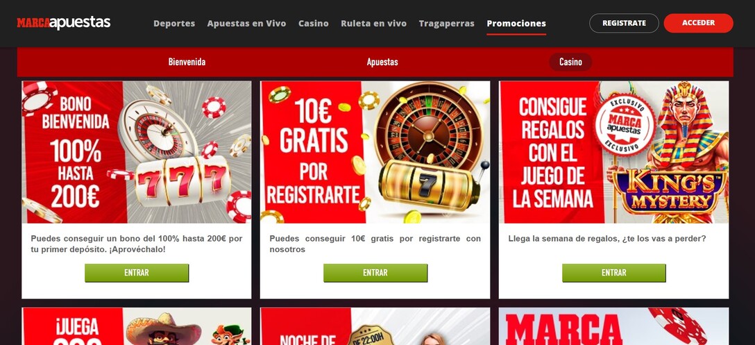 MarcaApuestas Promociones