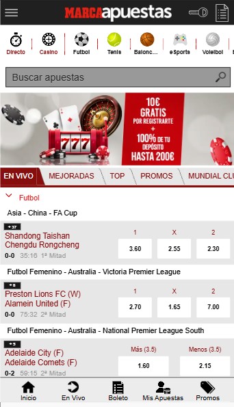 MarcaApuestas Homepage apuestas