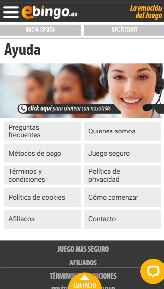 Ayuda Ebingo España