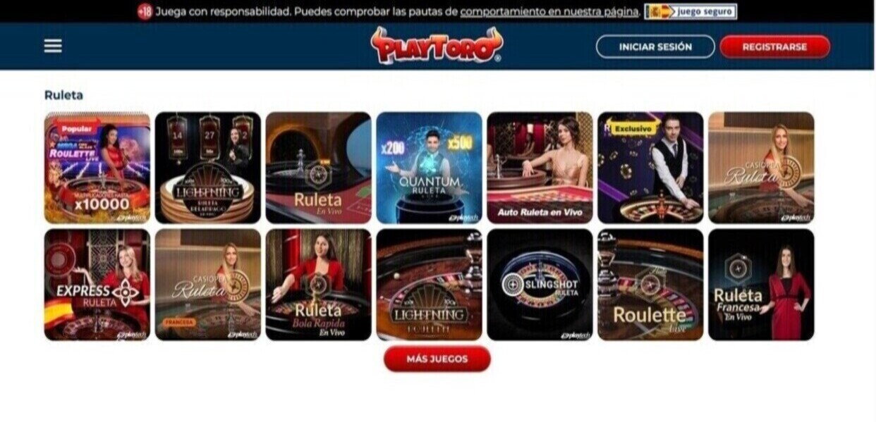 PlayToro Ruleta