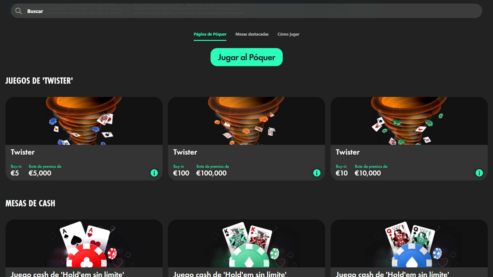 Torneos Bet365 poker