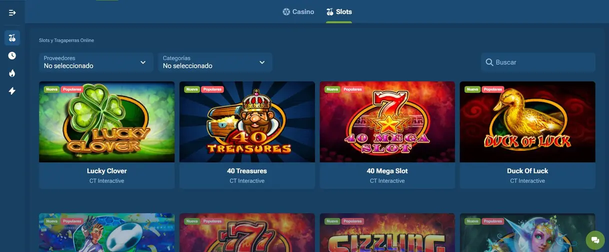 Slots en 1xBet Casino