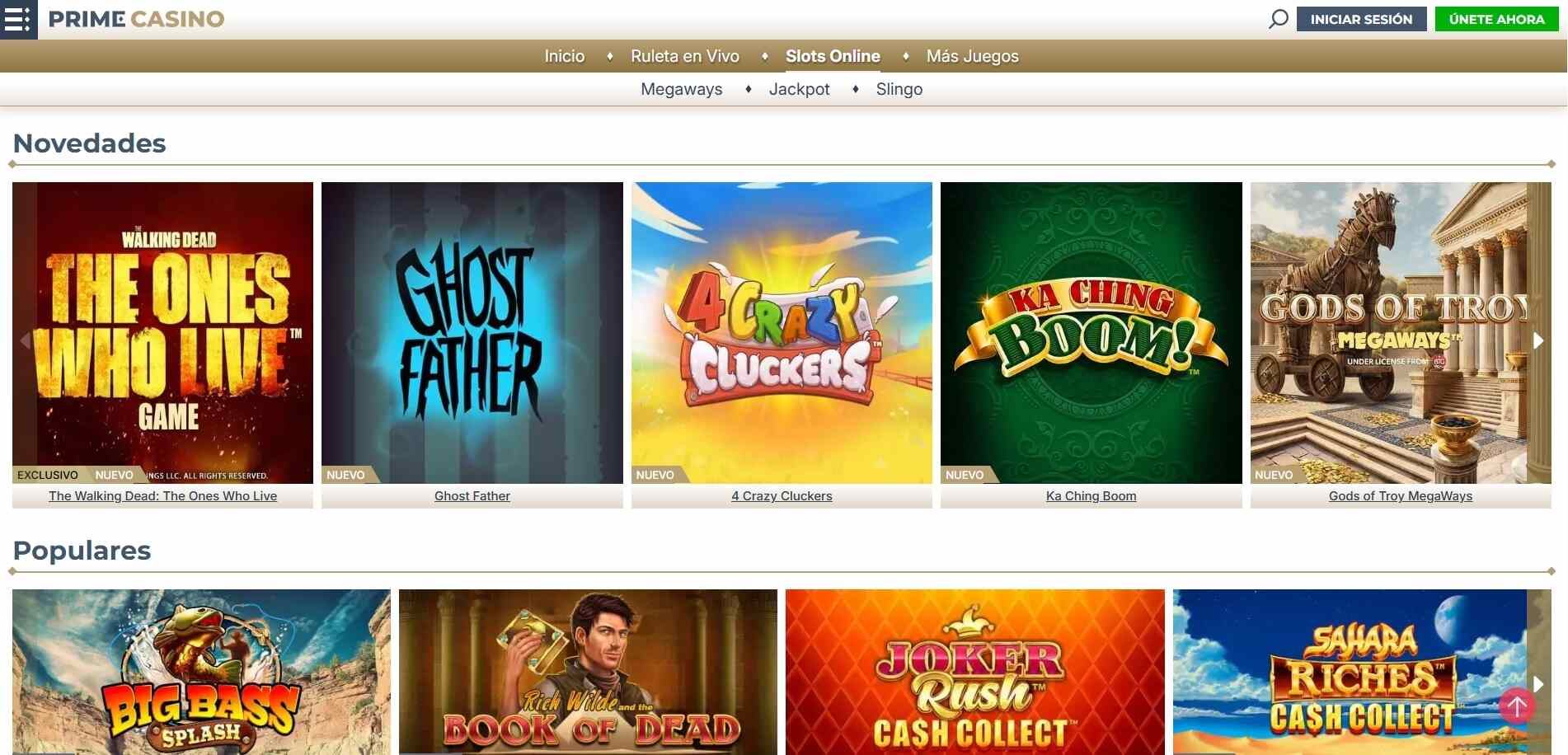 Prime casino slots