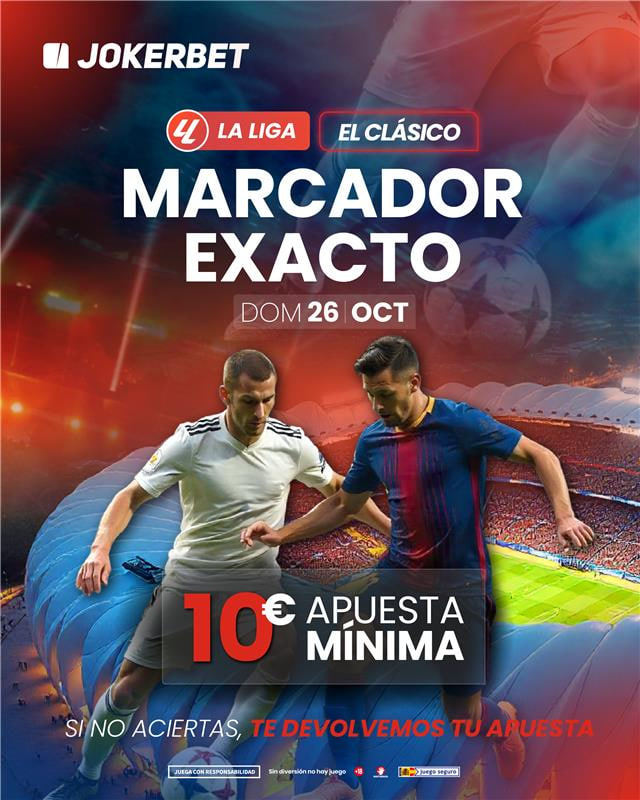 jokerbet promoción marcador exacto clasico