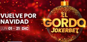 Navidad JOKERBET el Gordo promocion