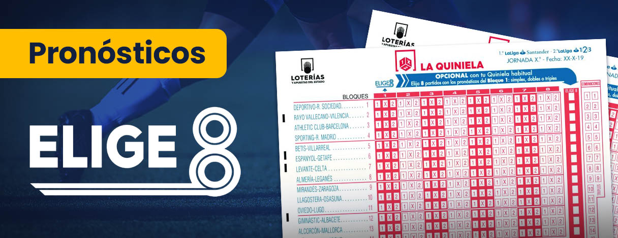 Elige 8 Pronósticos y Resultados