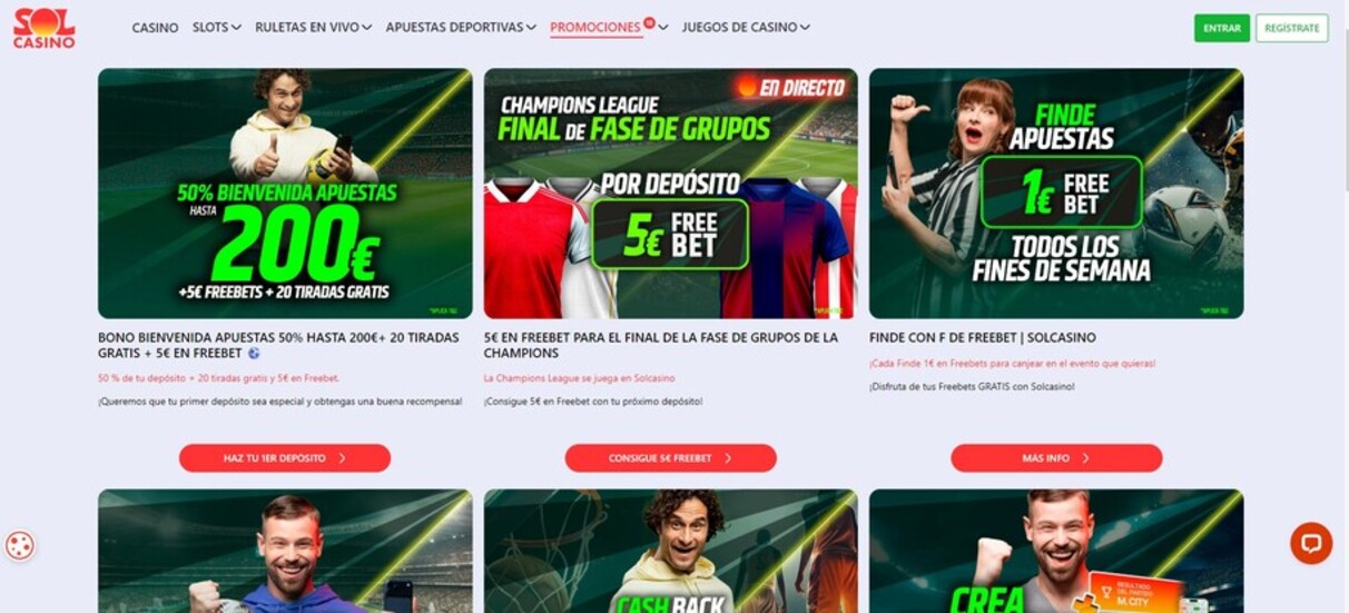 Sol Casino Apuestas deportivas Bonos y promociones pc
