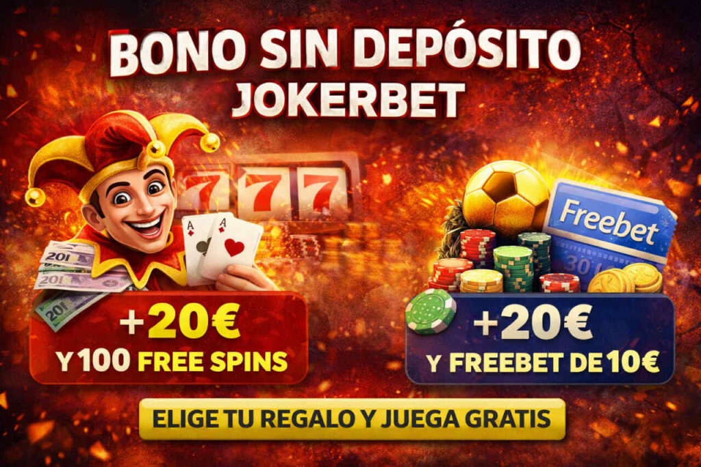 Bono sin deposito jokerbet