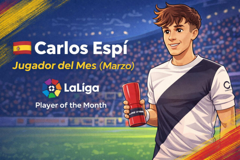 Carlos Espi, jugador del mes de marzo