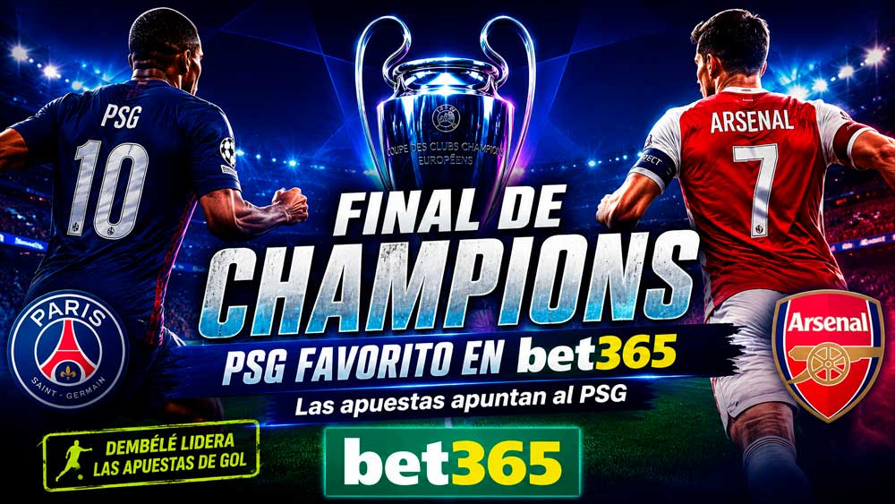 Favorito de la final de la Champinos segun Bet365
